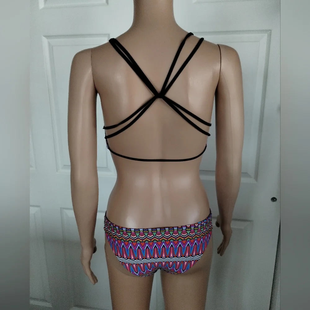 L Space Colorful Patterned Bikini Set